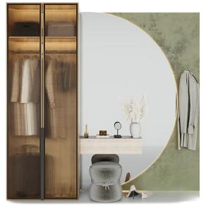 现代衣柜 梳妆台